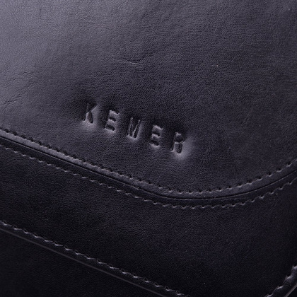 Teczka skórzana KEMER B 831/DW-01-S3-231 Czarna