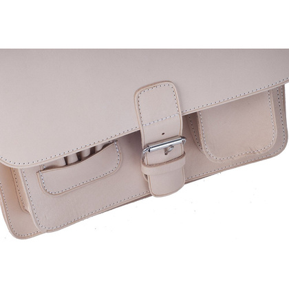 Torba na ramię skórzana KEMER B 890/JUCHT Beżowa