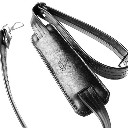 Skórzana teczka męska na laptopa czarna - Pavone Nero Roma 2157 BL