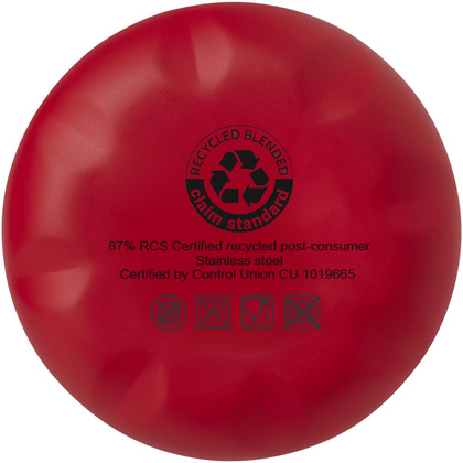 Cove butelka o pojemności 500 ml wykonana ze stali nierdzewnej z recyklingu z miedzianą izolacją próżniową posiadająca certyf