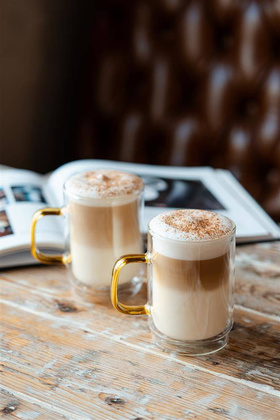 Komplet 2 szklanek z podwójną ścianką Amber 350 ml 8593