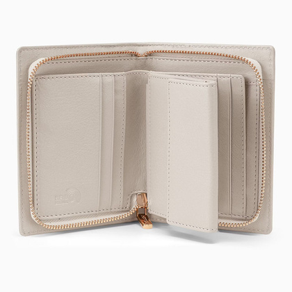 Portfel damski skórzany PUCCINI ZEN ZN9186 6A Beżowy