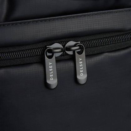 Delsey Raspail Plecak miejski na laptopa czarny wodoodporny
