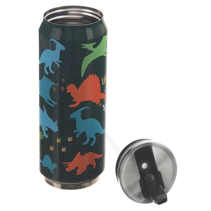 Kubek termiczny termos bidon dinozaury PUSZKA 500 ml