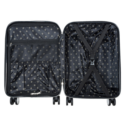 Mała kabinowa walizka PUCCINI BEVERLY HILLS ABS015C 10 Zebra