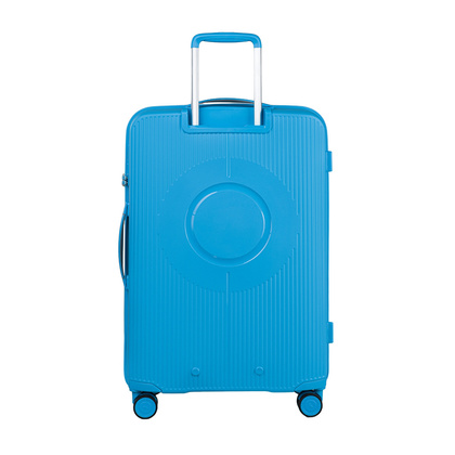 Średnia walizka PUCCINI MYKONOS PP021B 7B Niebieska