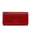 Duży czerwony portfel damski Canaletto ze skóry garbowanej roślinnie  PD1602s165 GR RFID