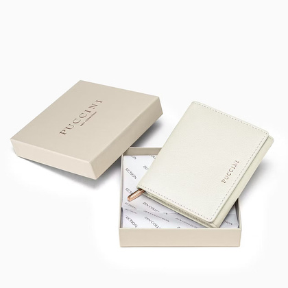 Portfel damski skórzany PUCCINI ZEN ZN9187 0A Biały