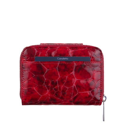 Czerwony portfel damski Canaletto – elegancja, funkcjonalność i ochrona RFID PD1266s90