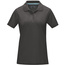 Damska organiczna koszulka polo Graphite z certyfikatem GOTS