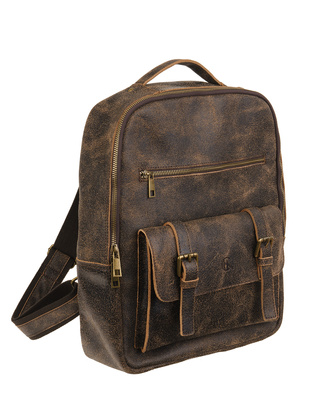 Uniwersalny plecak skórzany vintage Canaletto P450s285