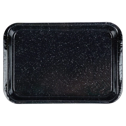 Brytfanna emaliowana blacha forma do pieczenia mięsa ciasta 35,5x24x5 cm 3 l