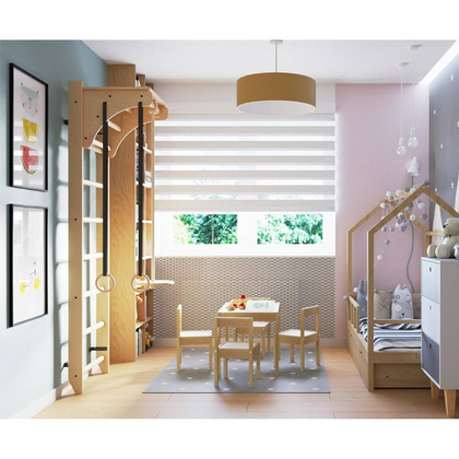 Drabinka z drewnianym drążkiem i akcesoriami BenchK 113