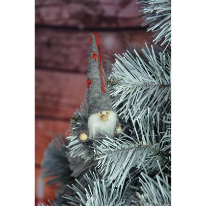 Zawieszka skrzat szary