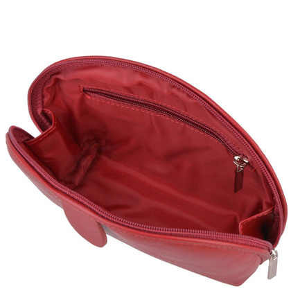 Kosmetyczka skórzana KEMER C1/1 Czerwona - min. zamówienie 20 / 50 / 100 szt.