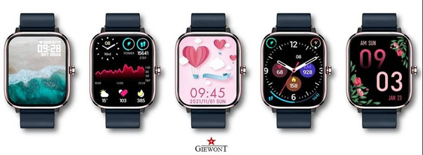 Smartwatch Giewont GW230-5 Różowe Złoto-Niebieski
