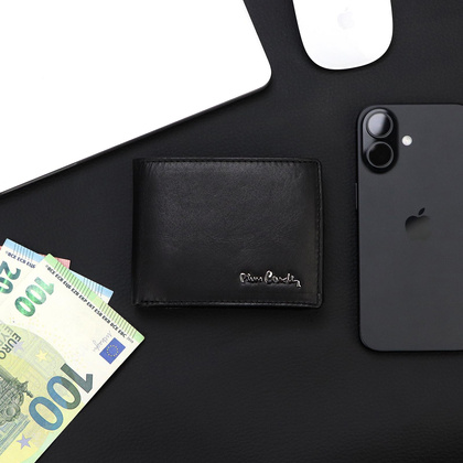 Portfel męski skórzany PIERRE CARDIN YS601 323 Czarny