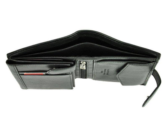 Portfel męski skórzany PIERRE CARDIN SAHARA TILAK15 326A Czarny / Niebieski