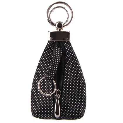 Etui na klucze skórzane KEMER KL 312 Czarny / Biały - min. zamówienie 20 / 50 / 100 szt.