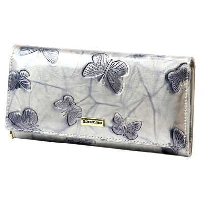 Portfel damski skórzany PELLUCCI BTS-106 Niebieski