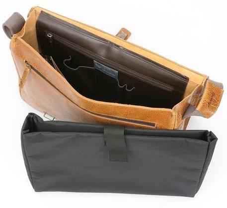 Torba męska brąz camel JAZZY WANTED 24 - VULCANO - min. zamówienie 20 / 50 / 100 szt.