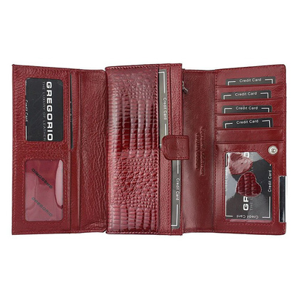 Portfel damski skórzany PELLUCCI GF102 Zielony