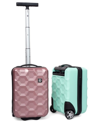 Bardzo mała walizka PELLUCCI RGL 884 XS 40x20x25 ROSE RED