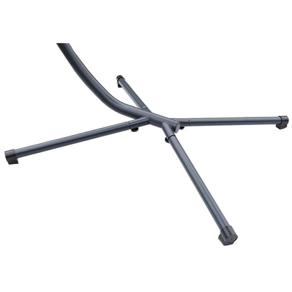 Huśtawka fotel wiszący bujany z parasolem Lizbona jasno szara