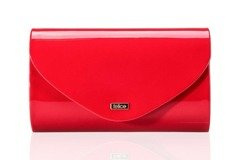 Torebka wizytowa KEMER SOLIER F15 Czerwony Lakier - min. zamówienie 20 / 50 / 100 szt.