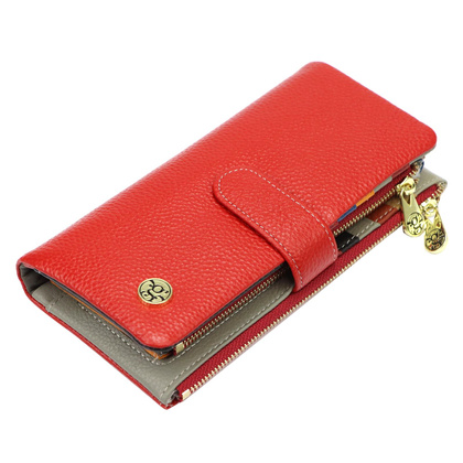 Portfel damski skórzany LCY-1949-GL Beżowy