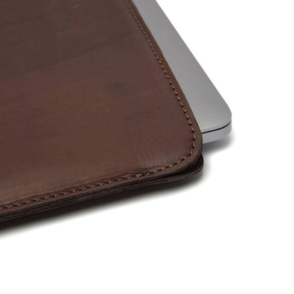 Pokrowiec na laptopa skórzany Marbella Brązowy - min. zamówienie 20 / 50 / 100 szt.