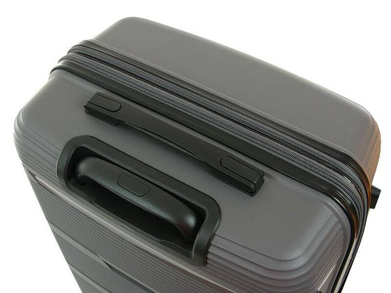 Duża walizka DIELLE 170 Szara