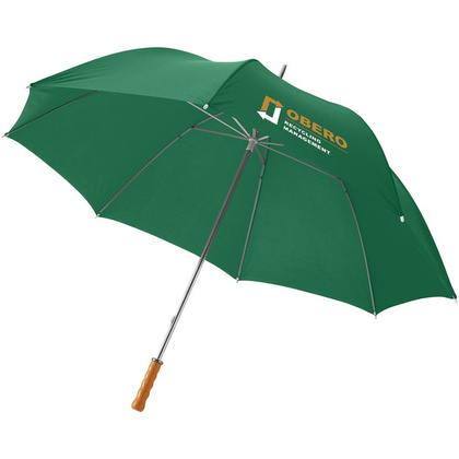 Parasol golfowy Karl 30'' z drewnianą rączką Zielony