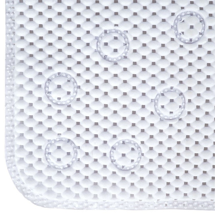 Mata antypoślizgowa pod prysznic biała 53x53 cm
