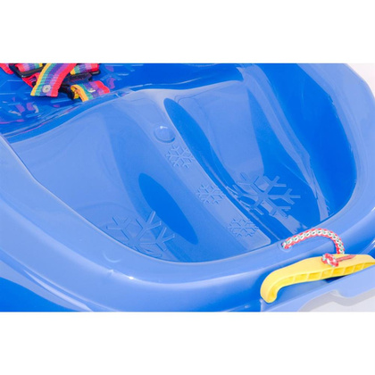 Sanki plastikowe mini bobek niebieskie