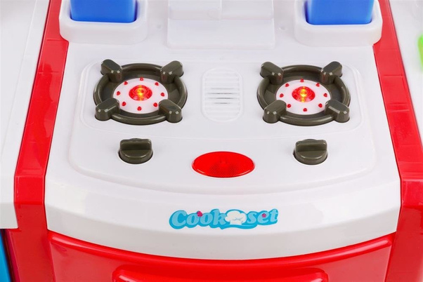 Kuchnia dla dzieci FUNFIT KIDS Czerwono Niebieska