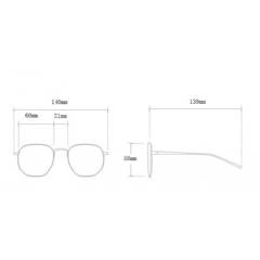 Okulary przeciwsłoneczne z kryształkami GRADIENT GRAY OK212WZ2