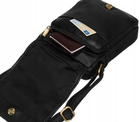 Listonoszka męska ze skóry naturalnej Peterson