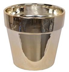 Doniczka złota duża