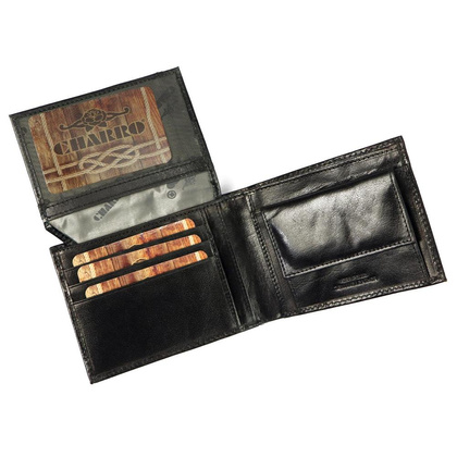 Portfel męski skórzany CHARRO TREVISO 1123 Czarny