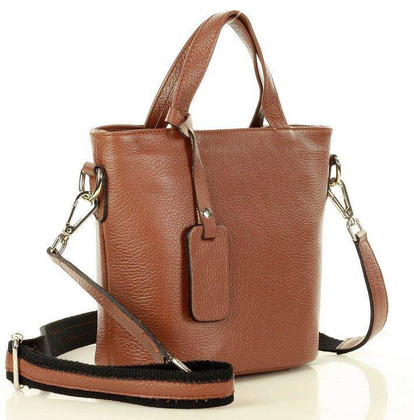 MARCO MAZZINI Torba damska messenger active leather bag brąz - min. zamówienie 20 / 50 / 100 szt.