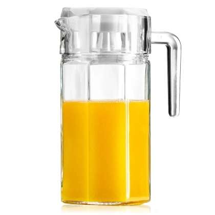 Dzbanek z pokrywką szklany 1,5 l