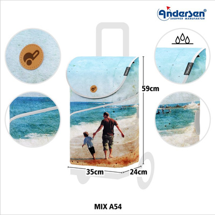 Wózek za zakupy ANDERSEN Scala MIX 112-333-A54