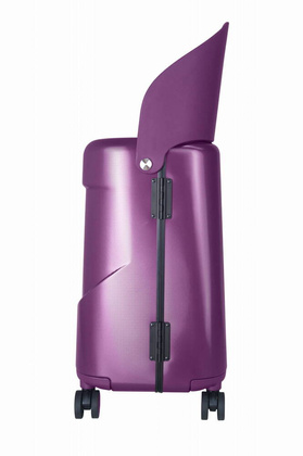 Walizka podróżna średnia z siedziskiem dla dziecka Purple MiaMily