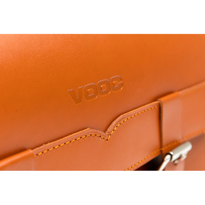 TECZKA SKÓRZANA 2W1 KEMER VOOC Vintage P112 BRĄZOWA