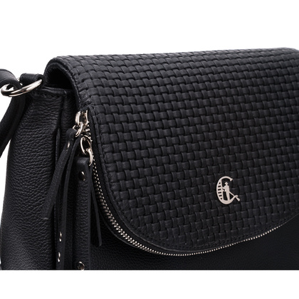 Torebka Canaletto z klapką z tłoczeniem plecionki – elegancja i funkcjonalność na lata TD717s33t1