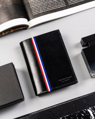 Duży portfel męski bez zapięcia