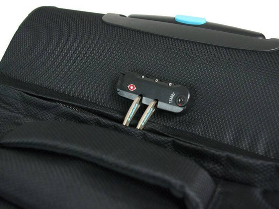 Torba podróżna na kołach DIELLE Czarna