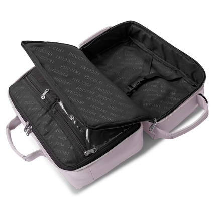 Torba podróżna do samolotu PUCCINI BARBADOS BC50251 3A Różowa