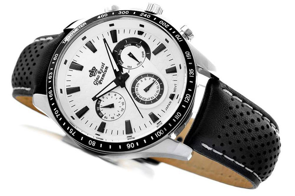 Zegarek Męski G.Rossi STALOWY PREMIUM S523A-3A1